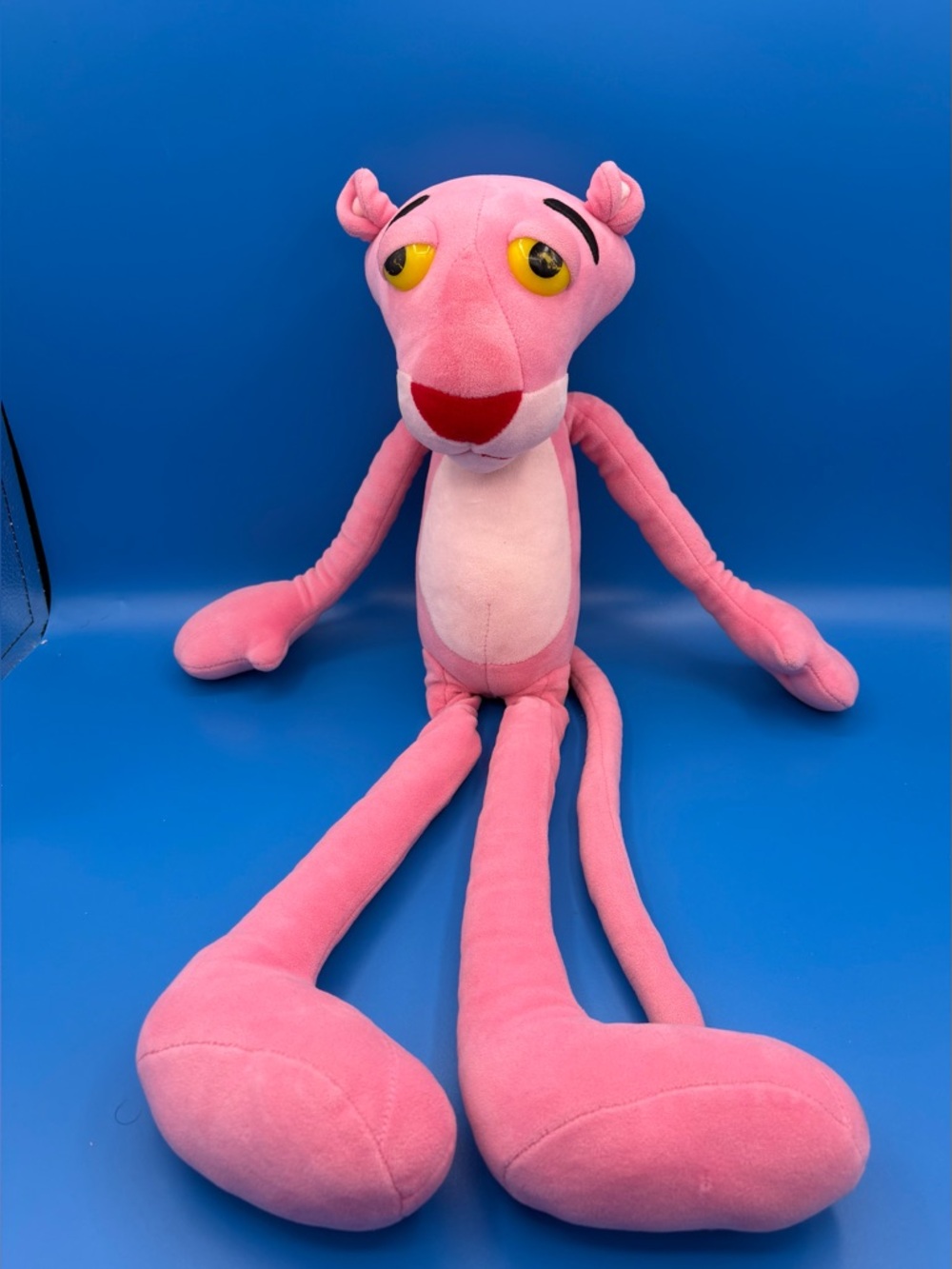 MINISO Pink Panther Plush Vintage Retro Cartoon Character Long Leg Soft